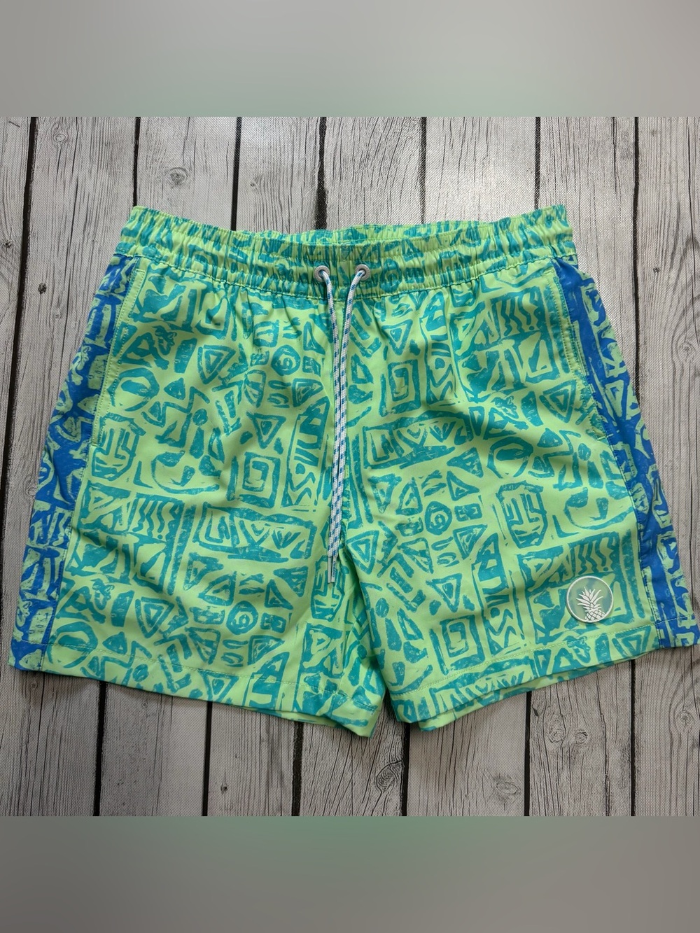 Chubbies Men's M Shakedowns 5.5" Rad Geometric Print Swim Trunks